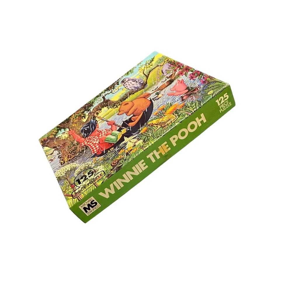 Vintage 1979 Michael Stanfield Winnie the Pooh 125 Piece Puzzle Complete